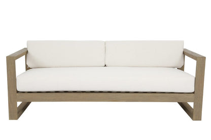 Sunset West - Coastal Teak Sofa in Canvas Canvas, No Welt - Light Wood - SW5501-23-CCAN-STKIT view 3