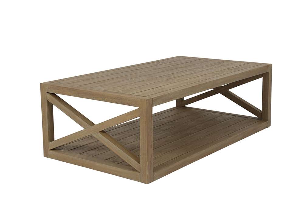 Sunset West - Coastal Teak X Coffee Table - SW5501-XCT veiw 1