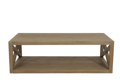 Sunset West - Coastal Teak X Coffee Table - SW5501-XCT veiw 2