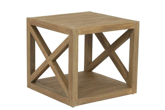 Sunset West - Coastal Teak X End Table - SW5501-XET veiw 1