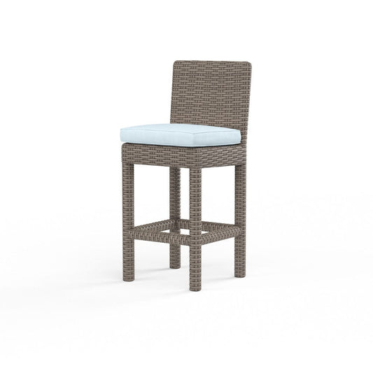 Sunset West - Coronado Barstool in Canvas Skyline w/ Self Welt - Browns - SW2101-7B-14091 view 1