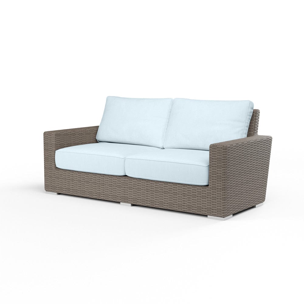 Sunset West - Coronado Loveseat in Canvas Skyline w/ Self Welt - Browns - SW2101-22-14091 view 1