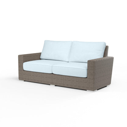 Sunset West - Coronado Loveseat in Canvas Skyline w/ Self Welt - Browns - SW2101-22-14091 view 1