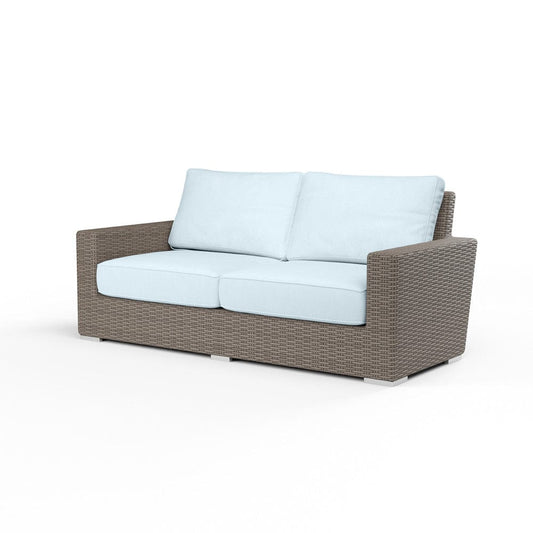 Sunset West - Coronado Loveseat in Canvas Skyline w/ Self Welt - Browns - SW2101-22-14091 view 1