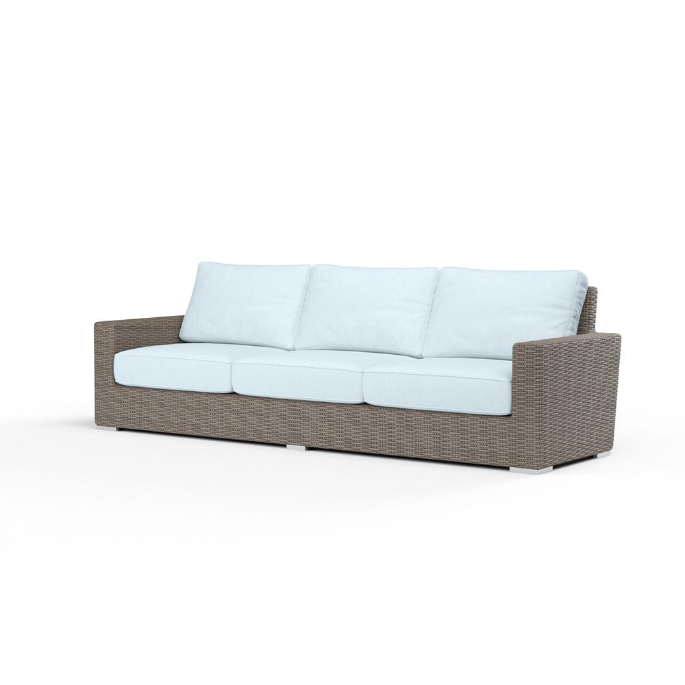 Sunset West - Coronado Sofa in Canvas Skyline w/ Self Welt - Browns - SW2101-23-14091 view 1