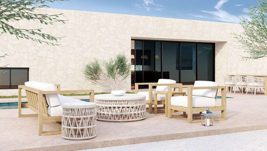 Sunset West - Dana End Table with Honed Carrara Marble Top - SW4301-ET veiw 2