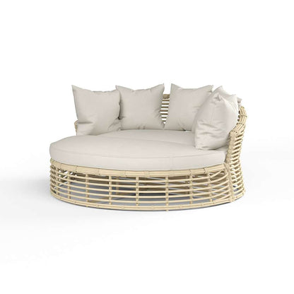 Sunset West - Farro Round Daybed in Canvas Canvas w/ Self Welt - SW1095-99OT-CC-STKIT veiw 1