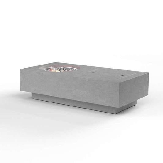 Sunset West - Bazaar - Gravelstone Rectangular Fire Table with Self Contained Tank - SW6103-FT6030_CLOSEOUT veiw 1