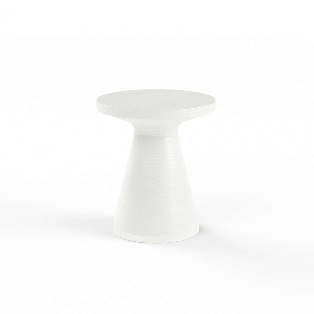 Sunset West - Bazaar - GRC Round End Table, Bone Finish - SW6203-BRET veiw 1