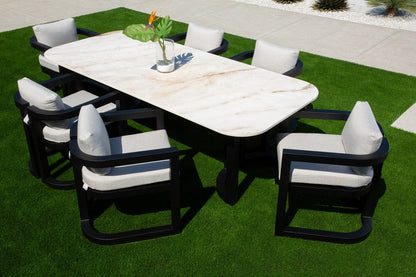 Sunset West - Malibu 96" Dining Table - Blacks - SW7101-T96 view 7