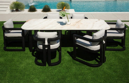 Sunset West - Malibu 96" Dining Table - Blacks - SW7101-T96 view 8