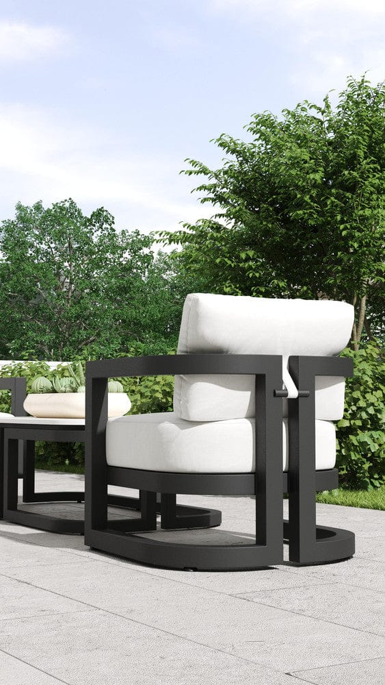 Sunset West - Malibu Club Chair in Cast Silver, No Welt - Blacks - SW7101-21-SLVR-STKIT view 8