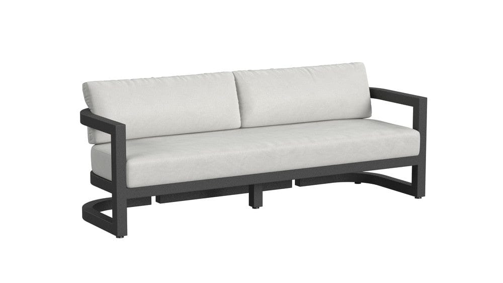 Sunset West - Malibu Sofa in Cast Silver, No Welt - Blacks - SW7101-23-SLVR-STKIT view 1
