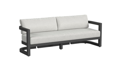Sunset West - Malibu Sofa in Cast Silver, No Welt - Blacks - SW7101-23-SLVR-STKIT view 1