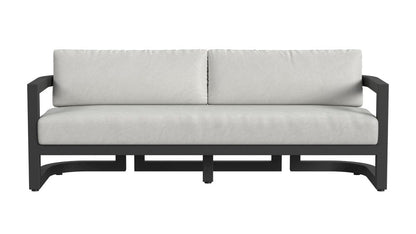 Sunset West - Malibu Sofa in Cast Silver, No Welt - Blacks - SW7101-23-SLVR-STKIT view 2