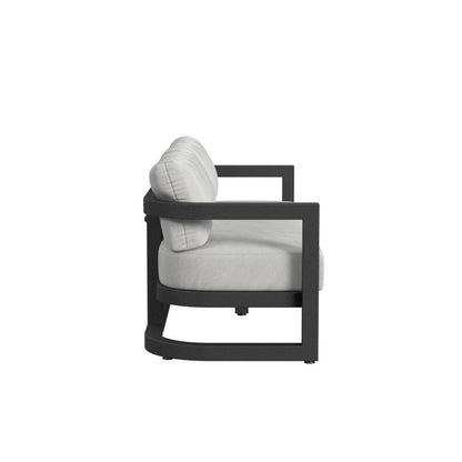 Sunset West - Malibu Sofa in Cast Silver, No Welt - Blacks - SW7101-23-SLVR-STKIT view 3