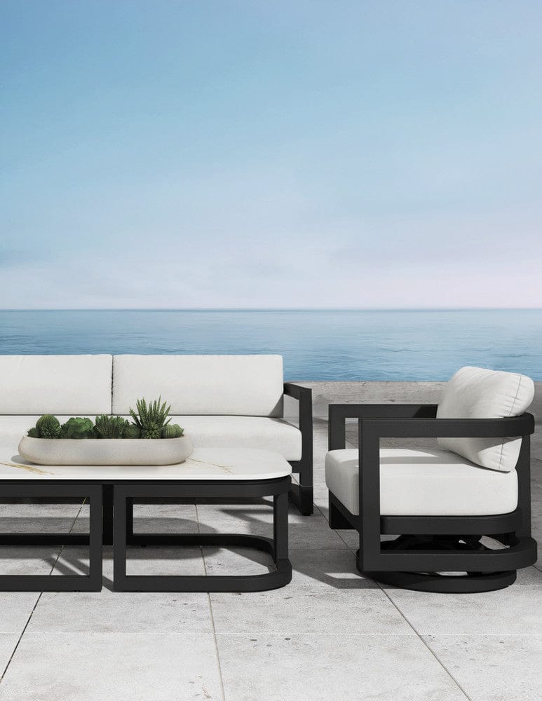 Sunset West - Malibu Swivel Chair in Cast Silver, No Welt - Blacks - SW7101-21S-SLV-STKIT view 10
