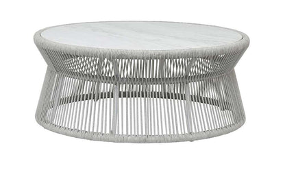 Sunset West - Miami Coffee Table with Honed Cararra Marble Top - SW4401-CT veiw 1