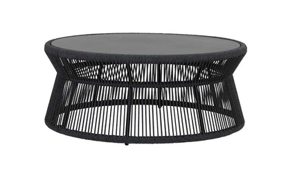 Sunset West - Milano Coffee Table w/ 40in Round Honed Absolute Granite Insert Top - SW4101-CT veiw 1