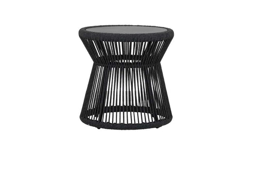 Sunset West - Milano End Table w/ 20in Honed Absolute Granite Insert Top - SW4101-ET veiw 1