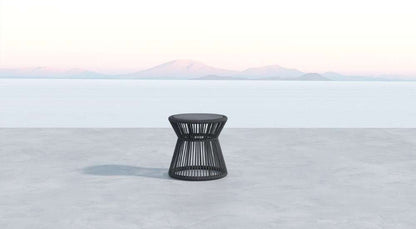 Sunset West - Milano End Table w/ 20in Honed Absolute Granite Insert Top - SW4101-ET veiw 2