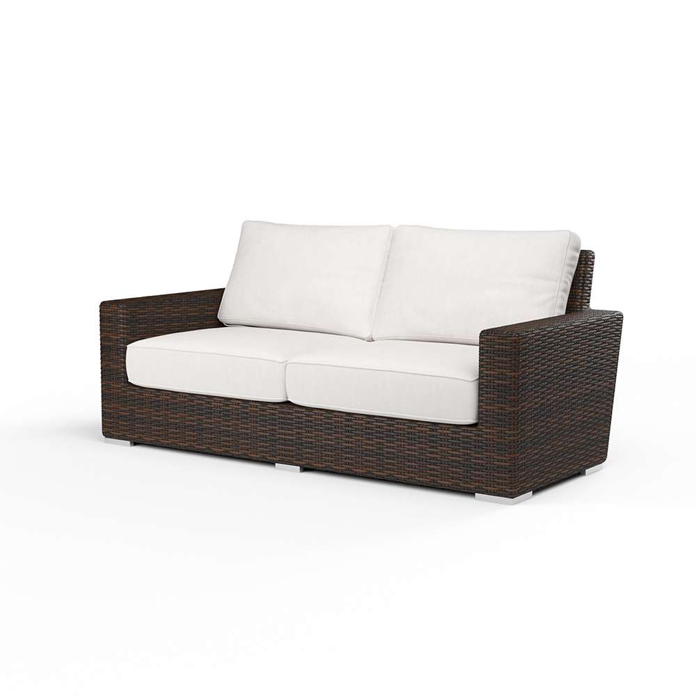 Sunset West - Montecito Loveseat in Canvas Flax w/ Self Welt - SW2501-22-FLAX-STKIT veiw 1
