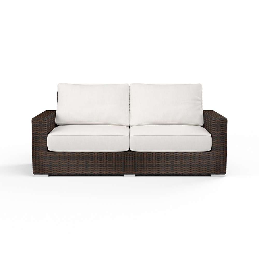 Sunset West - Montecito Loveseat in Canvas Flax w/ Self Welt - SW2501-22-FLAX-STKIT veiw 3