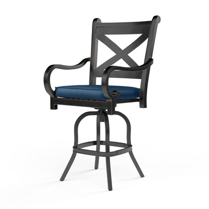 Sunset West - Monterey Barstool in Spectrum Indigo w/ Self Welt - SW3001-7B-48080 view 1
