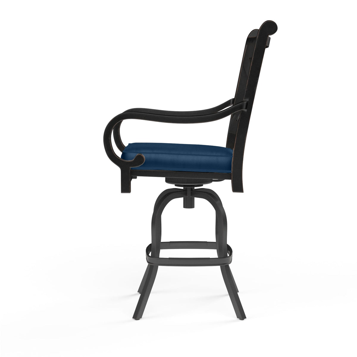 Sunset West - Monterey Barstool in Spectrum Indigo w/ Self Welt - SW3001-7B-48080 view 2