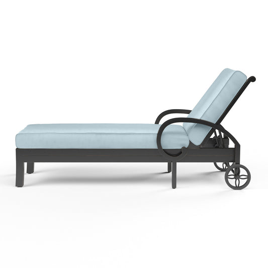 Sunset West - Monterey Chaise Lounge in Canvas Skyline w/ Self Welt - SW3001-9-14091 view 2