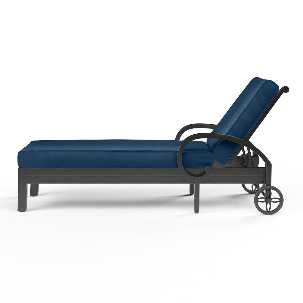 Sunset West - Monterey Chaise Lounge in Spectrum Indigo w/ Self Welt - SW3001-9-48080 view 2