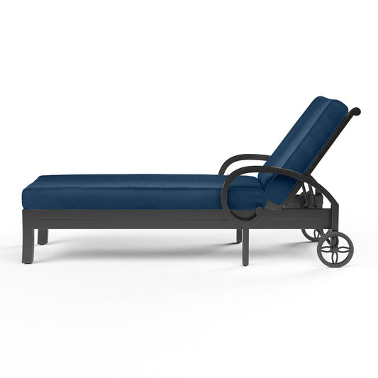 Sunset West - Monterey Chaise Lounge in Spectrum Indigo w/ Self Welt - SW3001-9-48080 view 2