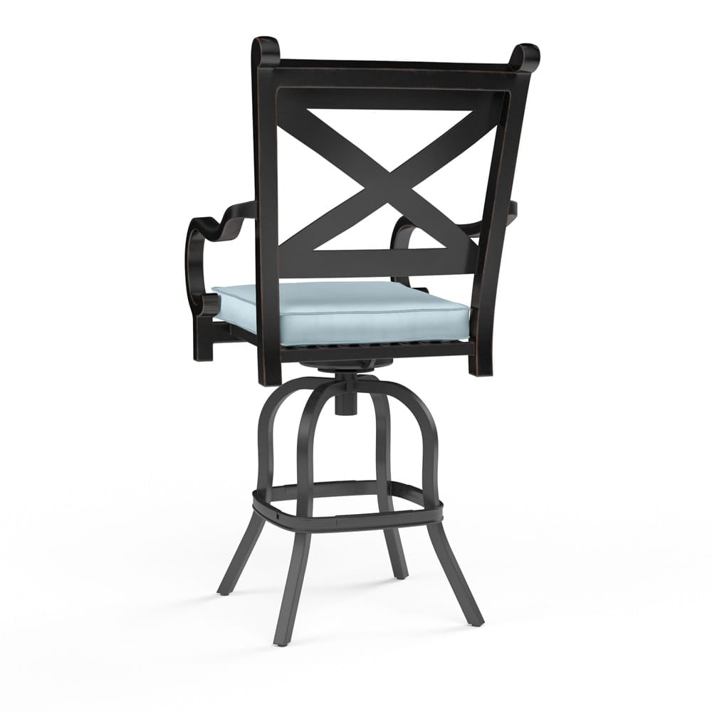 Sunset West - Monterey Counter Stool in Canvas Skyline w/ Self Welt - SW3001-7C-14091 view 3