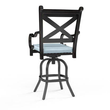 Sunset West - Monterey Counter Stool in Canvas Skyline w/ Self Welt - SW3001-7C-14091 view 3