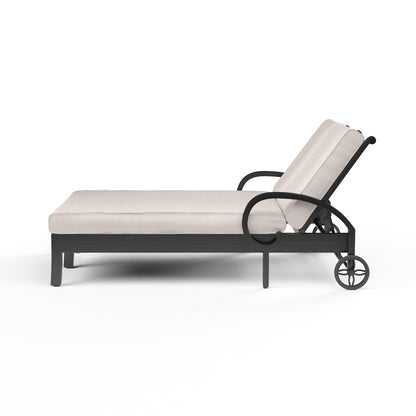Sunset West - Monterey Double Chaise in Canvas Natural w/ Self Welt - SW3001-99-5404 view 2