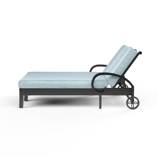 Sunset West - Monterey Double Chaise in Canvas Skyline w/ Self Welt - SW3001-99-14091 view 2