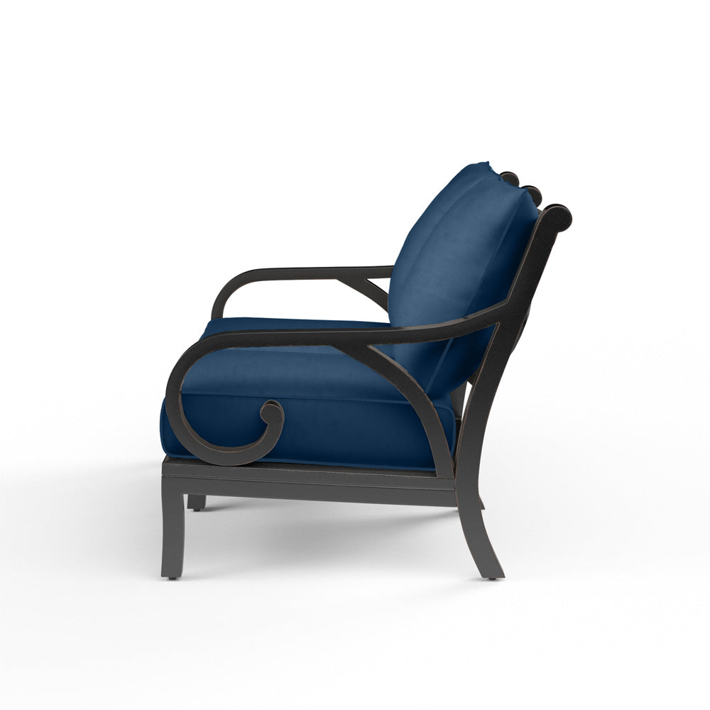 Sunset West - Monterey Loveseat in Spectrum Indigo w/ Self Welt - SW3001-22-48080 view 2