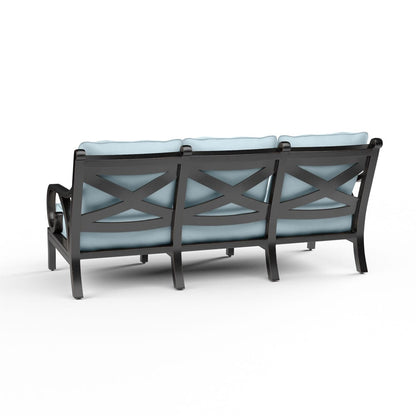 Sunset West - Monterey Sofa in Canvas Skyline w/ Self Welt - SW3001-23-14091 view 3