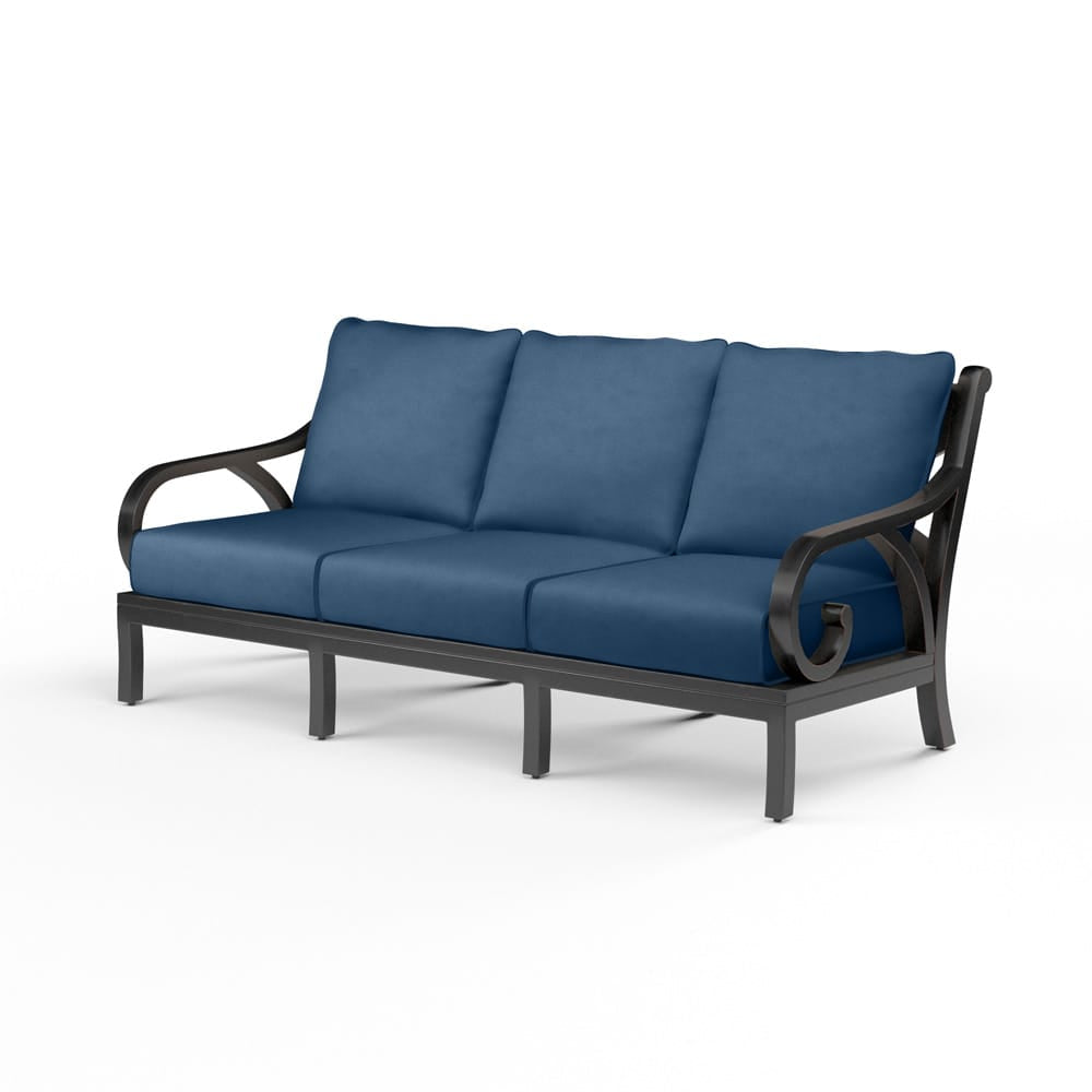 Sunset West - Monterey Sofa in Spectrum Indigo w/ Self Welt - SW3001-23-48080 view 1
