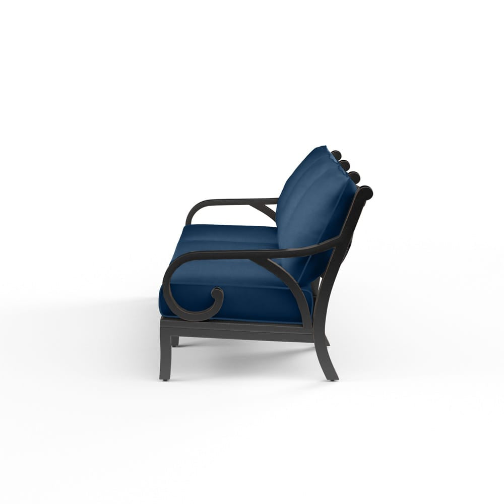 Sunset West - Monterey Sofa in Spectrum Indigo w/ Self Welt - SW3001-23-48080 view 2
