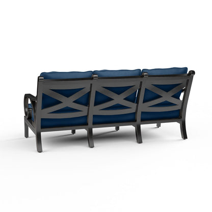 Sunset West - Monterey Sofa in Spectrum Indigo w/ Self Welt - SW3001-23-48080 view 3