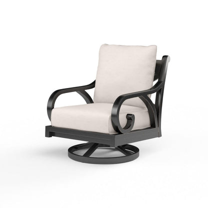 Sunset West - Monterey Swivel Rocker in Canvas Natural w/ Self Welt - Browns - SW3001-21SR-5404 view 1