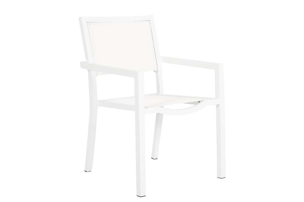 Sunset West - Naples Stackable Sling Dining Chair - SW1101-1 veiw 1