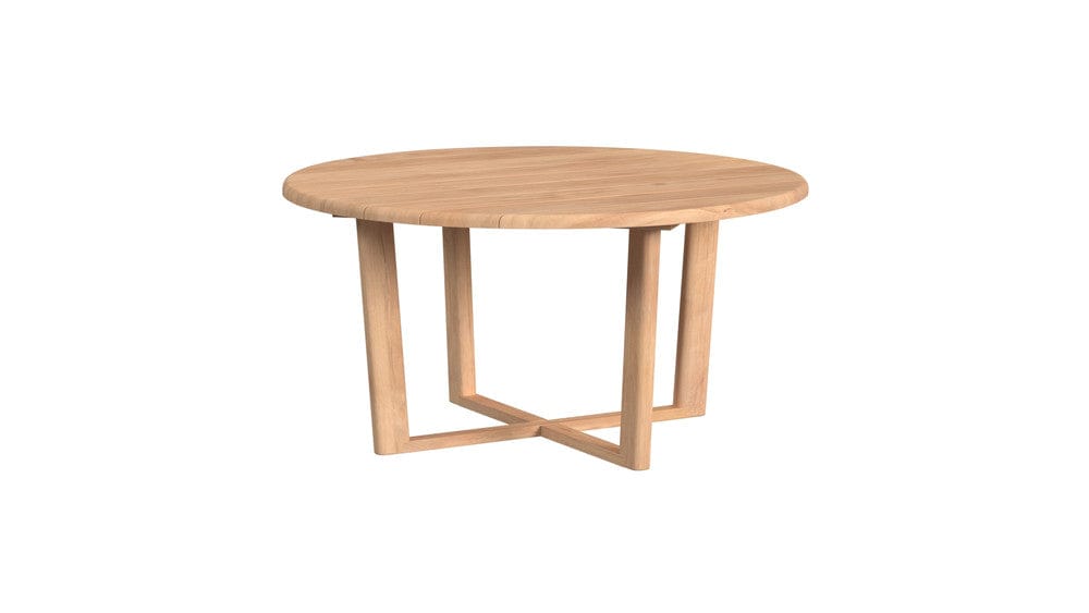 Sunset West - Natural Teak 56" Round Dining Table - Light Wood - SW5706-RDT56 view 1