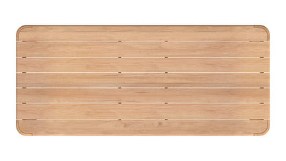 Sunset West - Natural Teak 96" Dining Table - Light Wood - SW5706-T96 view 4