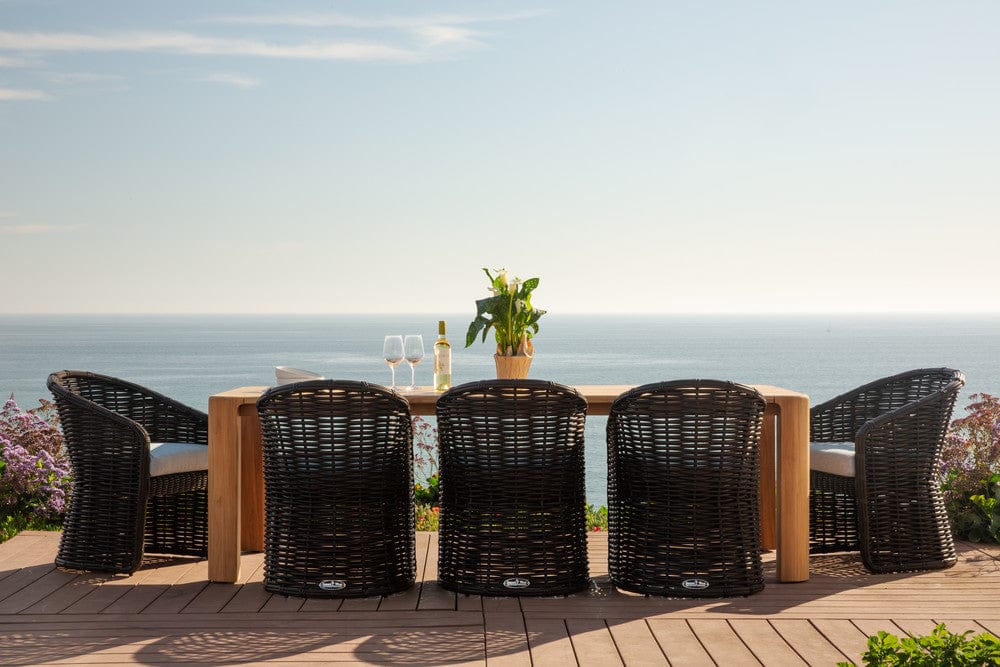 Sunset West - Natural Teak 96" Dining Table - Light Wood - SW5706-T96 view 9