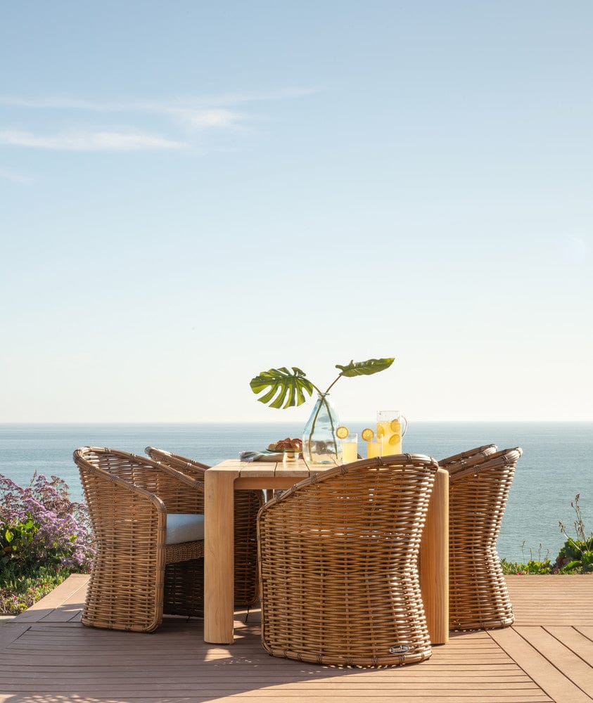 Sunset West - Natural Teak 96" Dining Table - Light Wood - SW5706-T96 view 10