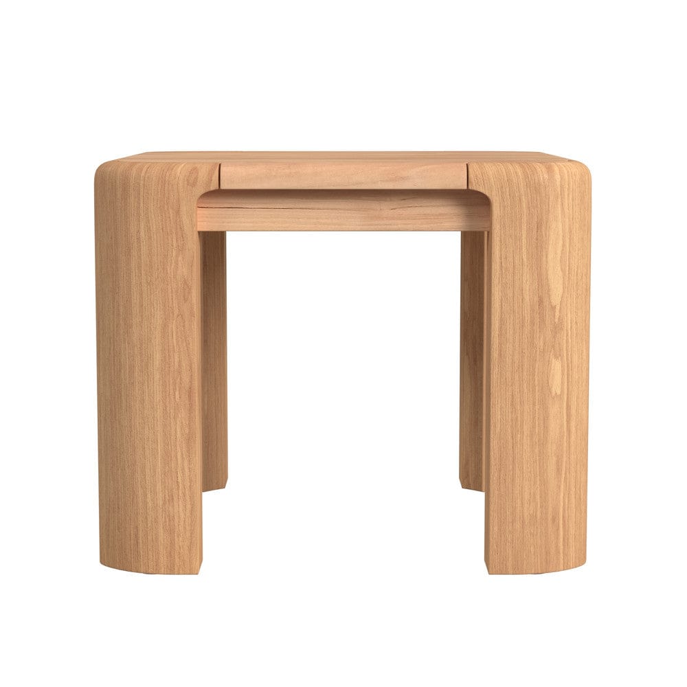 Sunset West - Natural Teak End Table - Light Wood - SW5706-ET view 2