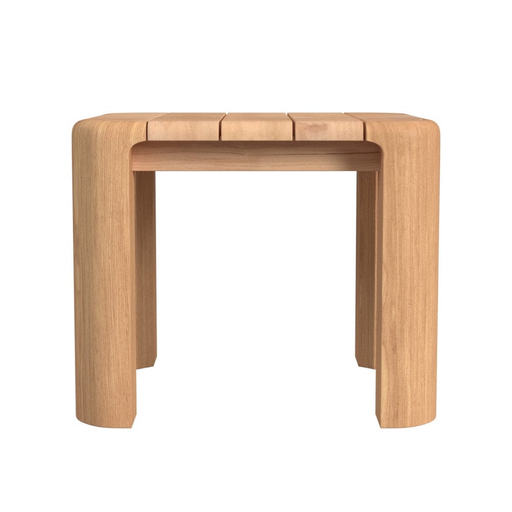 Sunset West - Natural Teak End Table - Light Wood - SW5706-ET view 3