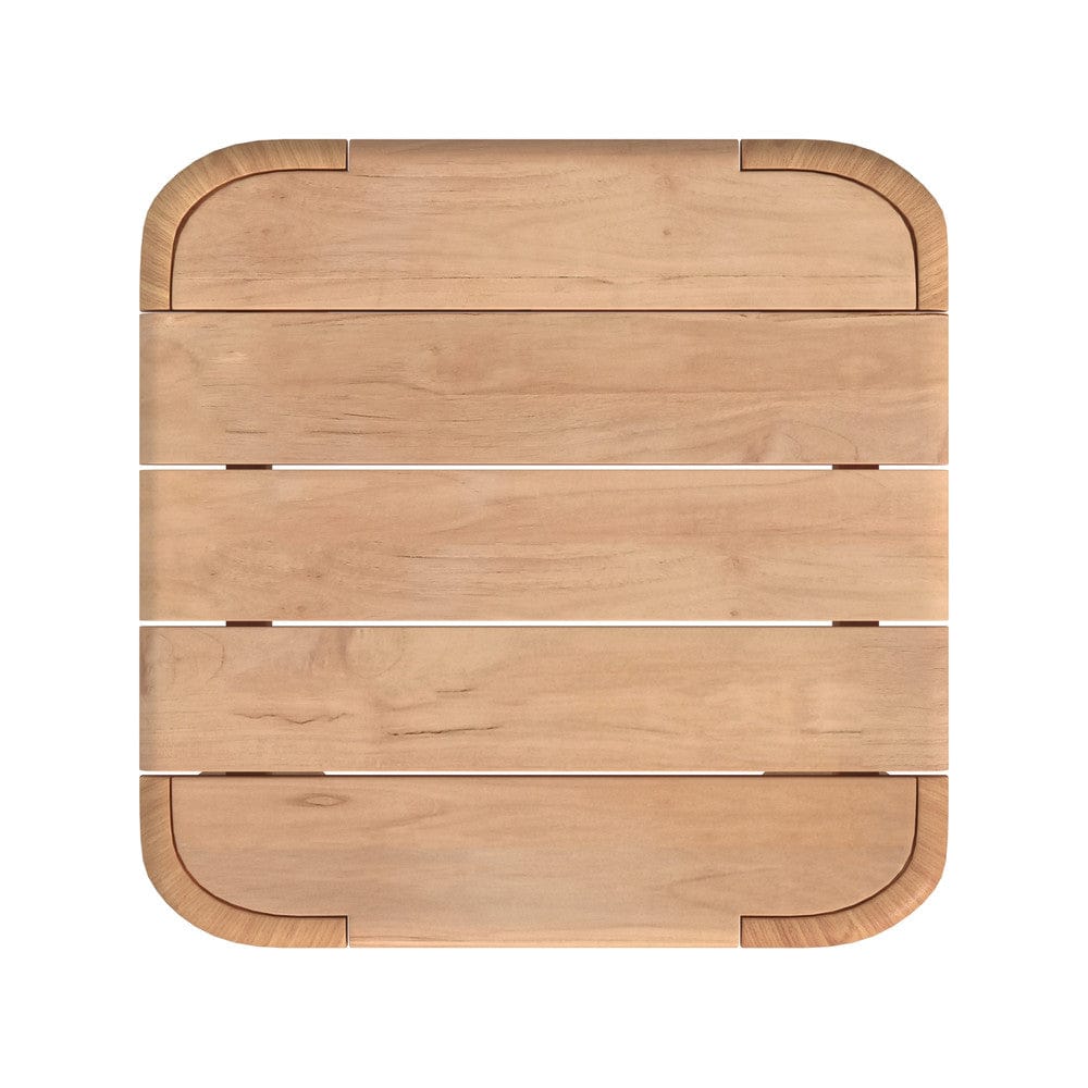 Sunset West - Natural Teak End Table - Light Wood - SW5706-ET view 4